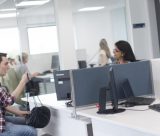 Student using the Student Service Centre