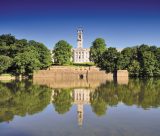 Highfields Lake with Trent Building in the background, University Park